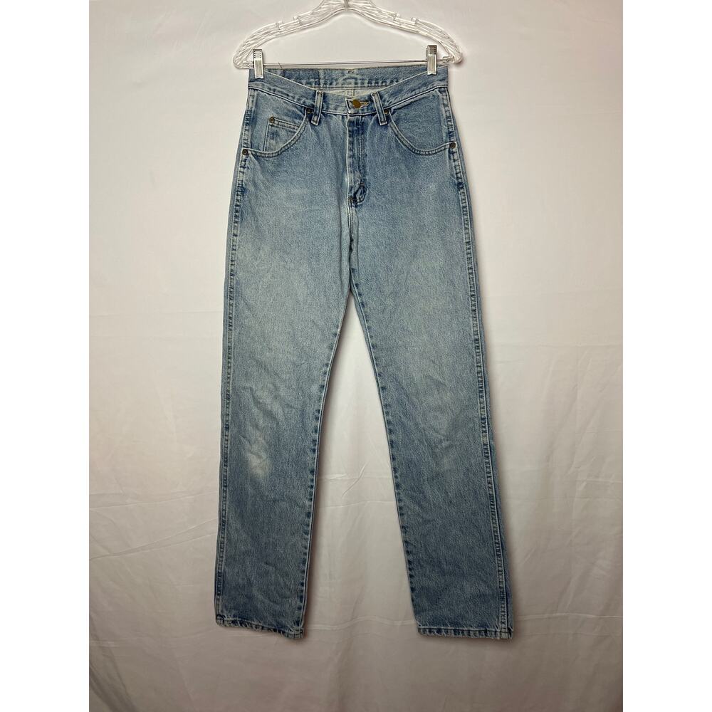 Classic Wrangler Jeans Mens 29x32 Blue 100% Cotton Straight Leg Heritage Denim